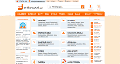 Desktop Screenshot of online-sport.cz