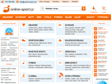 Tablet Screenshot of online-sport.cz
