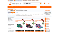 Desktop Screenshot of deti.online-sport.cz