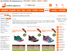 Tablet Screenshot of deti.online-sport.cz