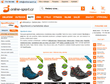 Tablet Screenshot of obuv-boty.online-sport.cz