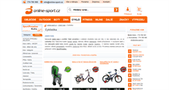 Desktop Screenshot of jizdni-kola.online-sport.cz