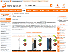 Tablet Screenshot of lyze-snowboard.online-sport.cz